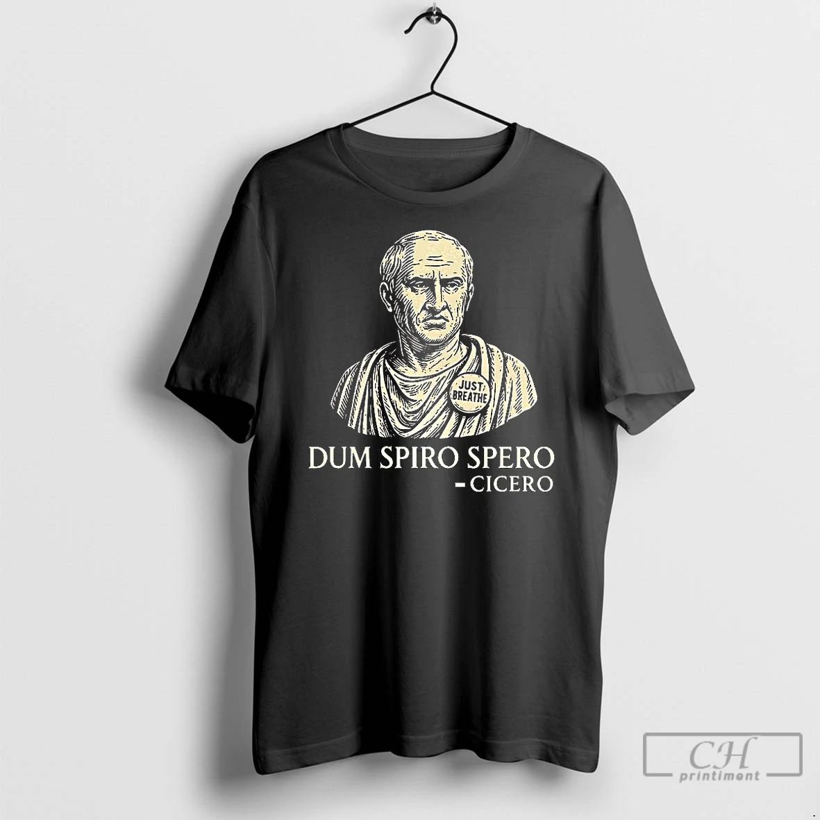 Premium Dum Spiro Spero Cicero Quote While I Breathe I Hope Roman Orator