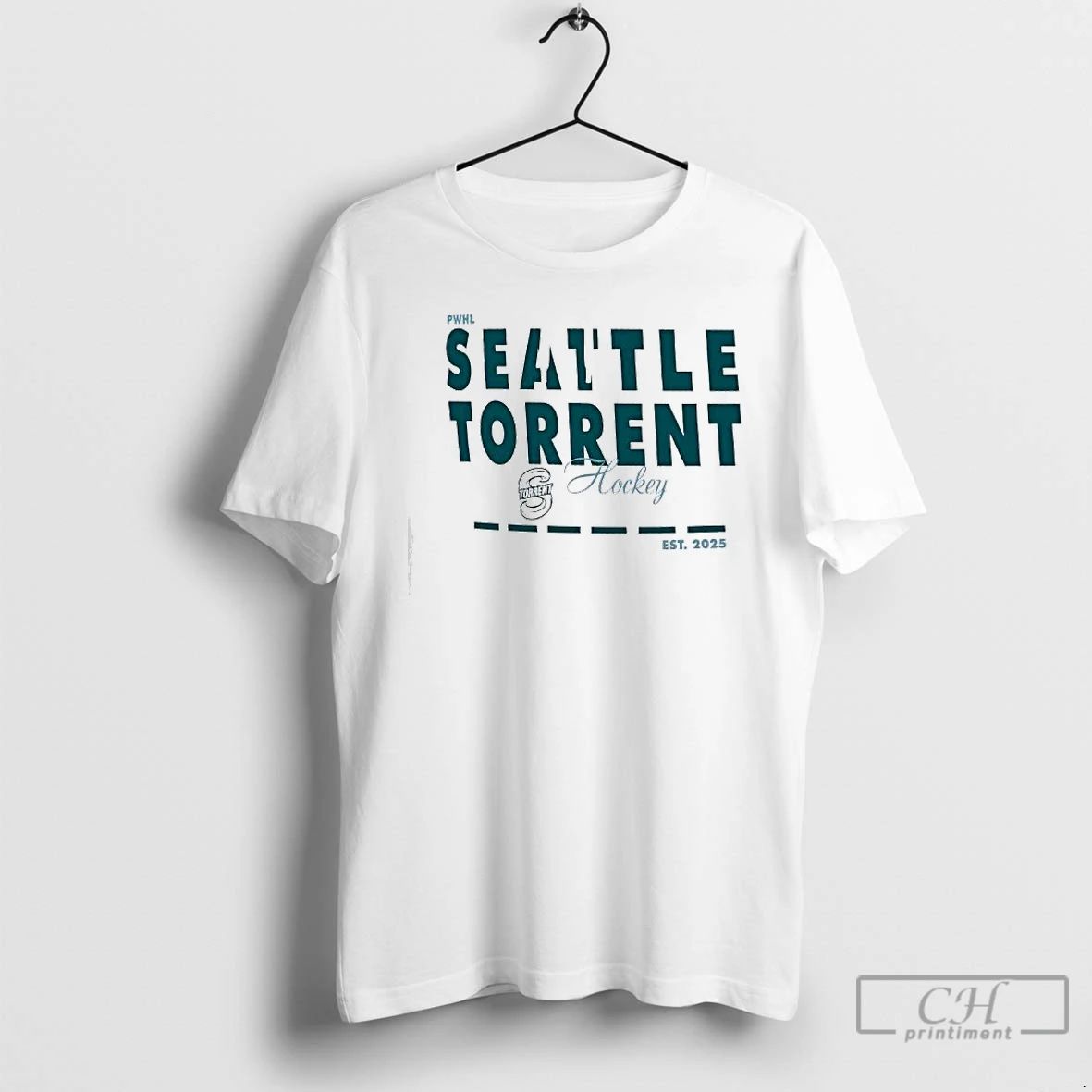 Premium Seattle Torrent Hockey Pwhl Est 2025 Logo T Shirts