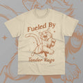 Fueled By Tender Rage T-Shirt Funny Meme Cat Lover Cute Gift Unisex Shirt