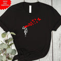 Banksy Butterfly Suicide T Shirt Printed Art Butterflies Girl Unisex Summer Top