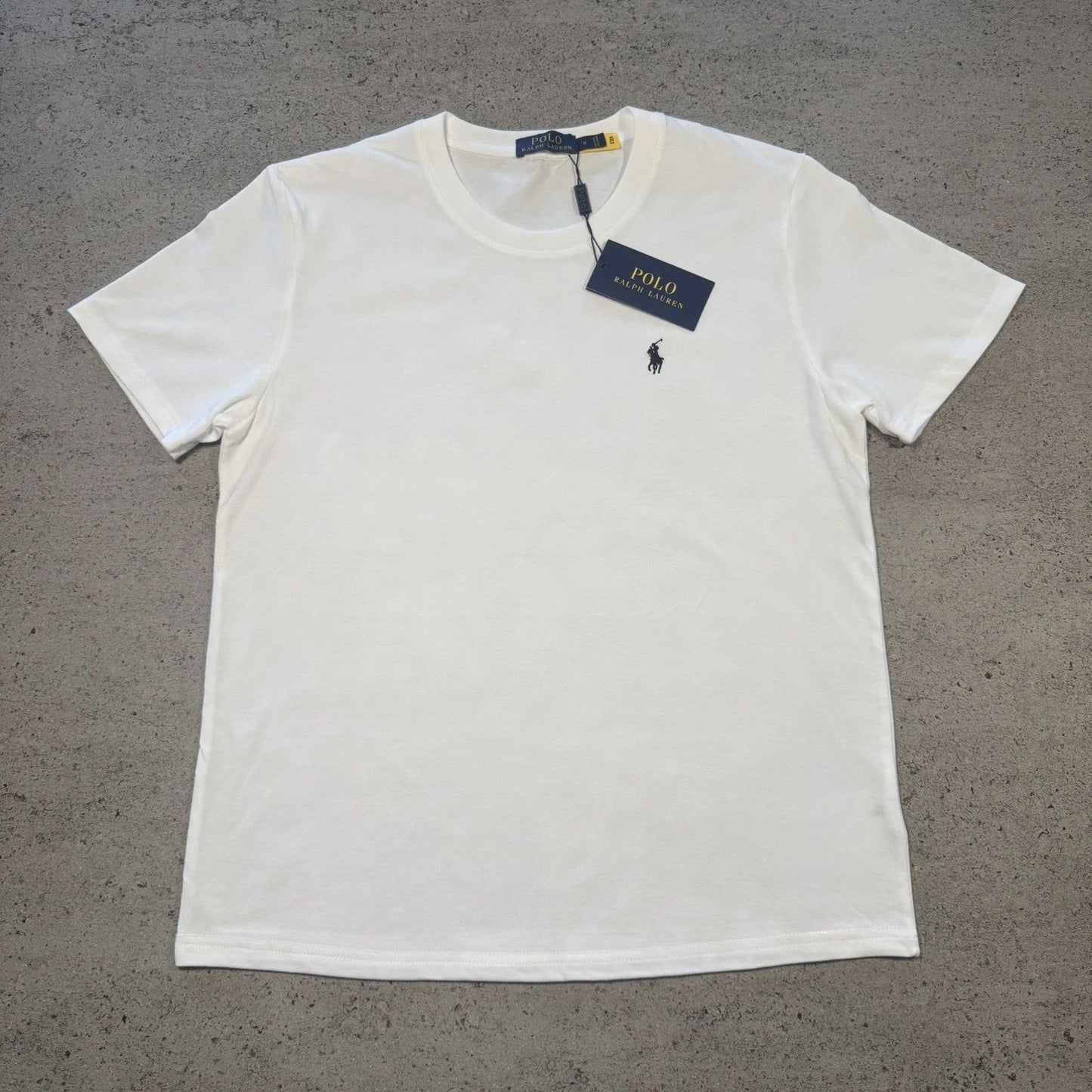 Ralph Lauren Custom Fit Crew Neck T-Shirt White