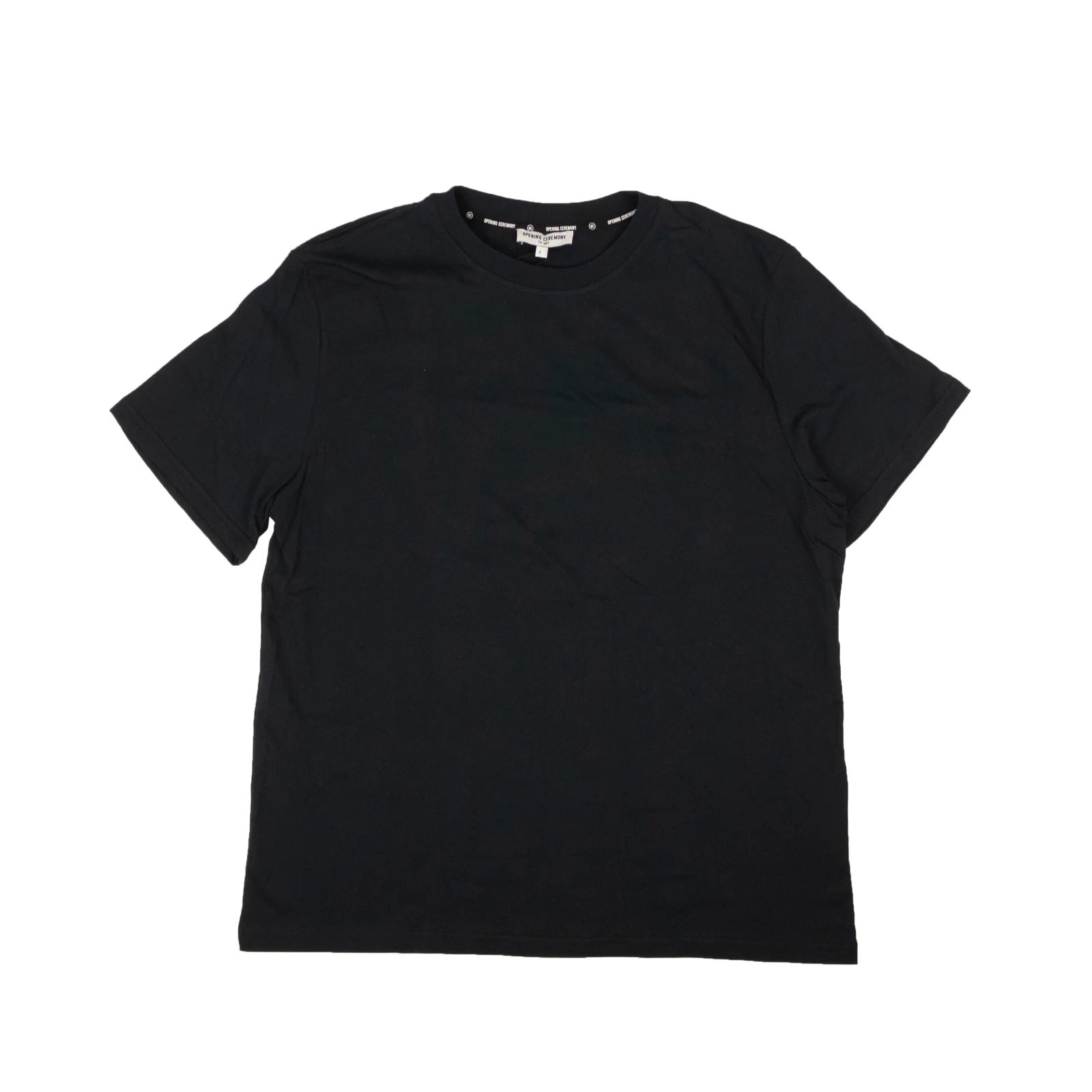 NWT Opening Ceremony BLACK BLANK OC T-SHIRT Size S $60