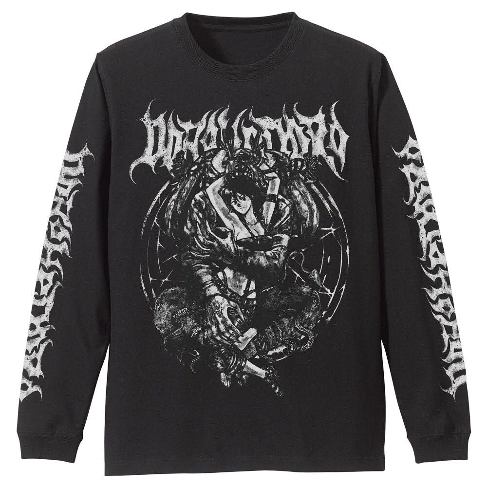 Dorohedoro Haru Ribbed Long Sleeve T-Shirt Black Japan limited New