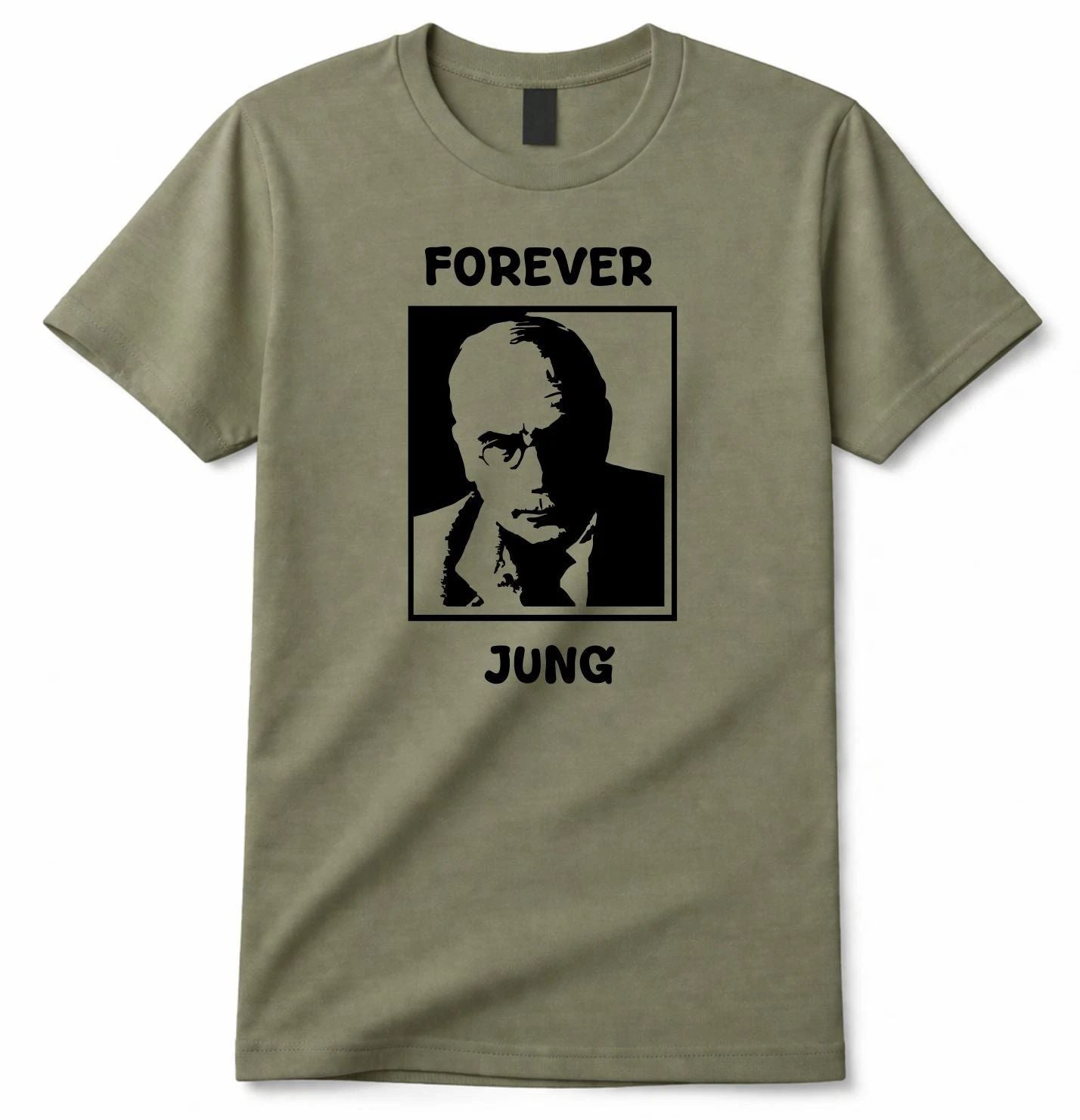 Funny Carl Jung T Shirt Forever Jung Psychology Graphic Tee Gift Unisex