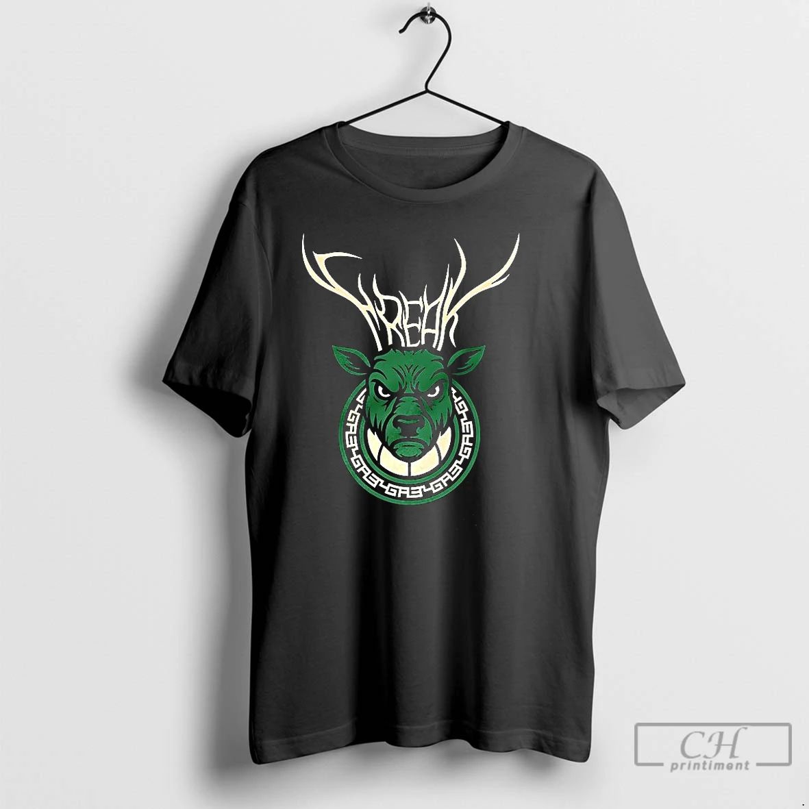 Premium Milwaukee Bucks Basketball Deer Freak Logo T Shirts