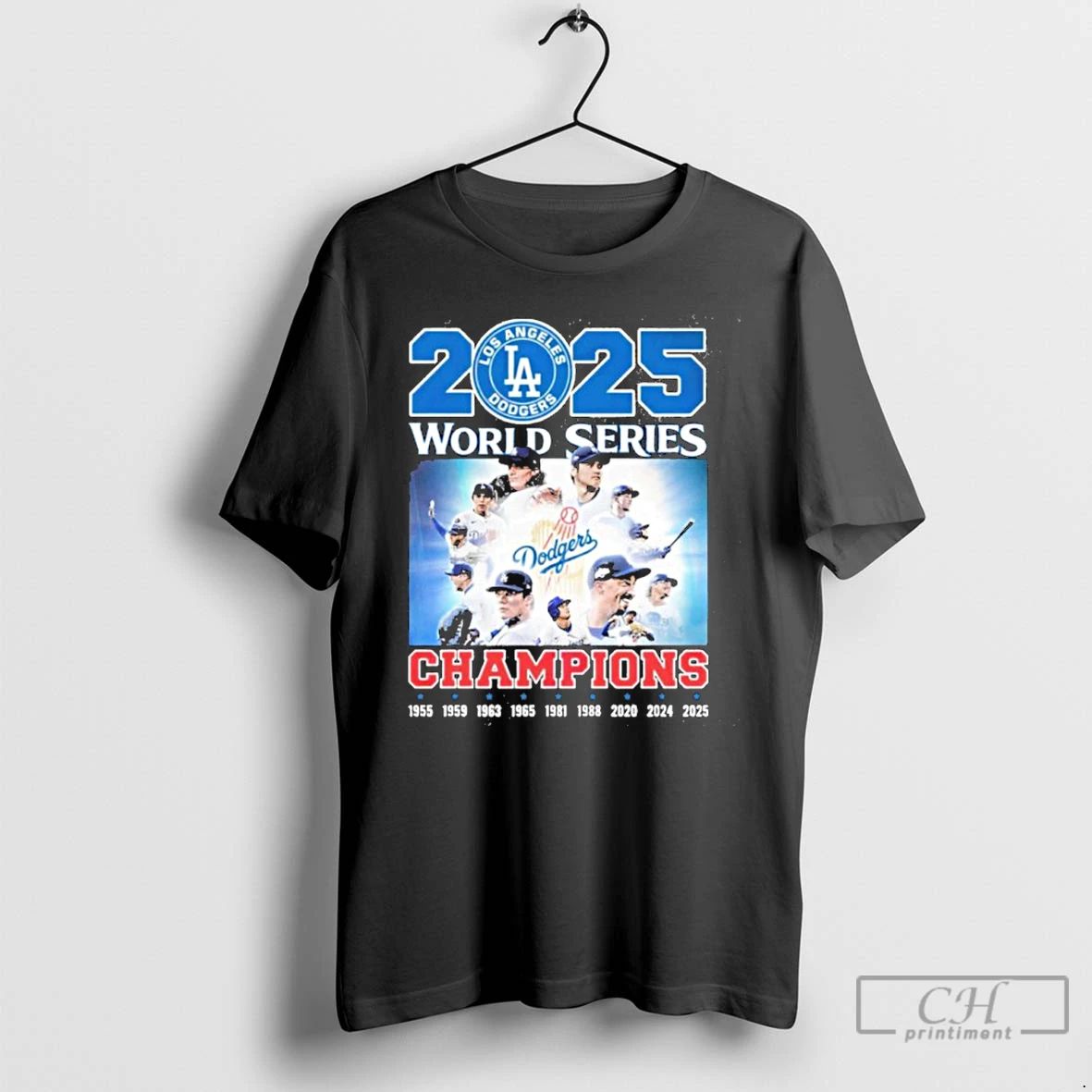 Premium La Dodgers 2025 World Series Champions T Shirts