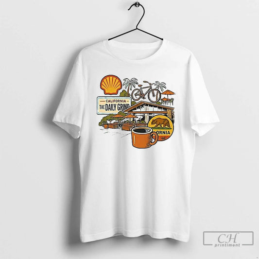 Premium California The Daily Grind Ceramic Ceramic And Classic Dad Cap T Shirts