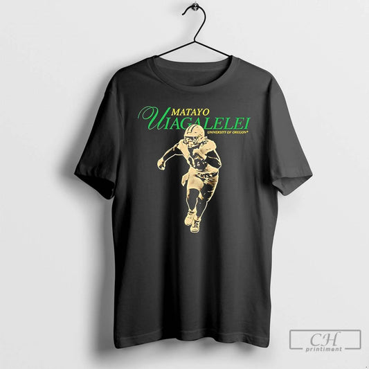 Classic Matayo Uiagalelei University Of Oregon Ncaa Player Vintage T Shirts