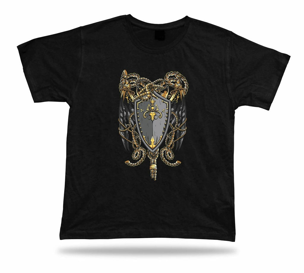 Dargon Shield Armor Protection Wings stylish tshirt design best gift apparel