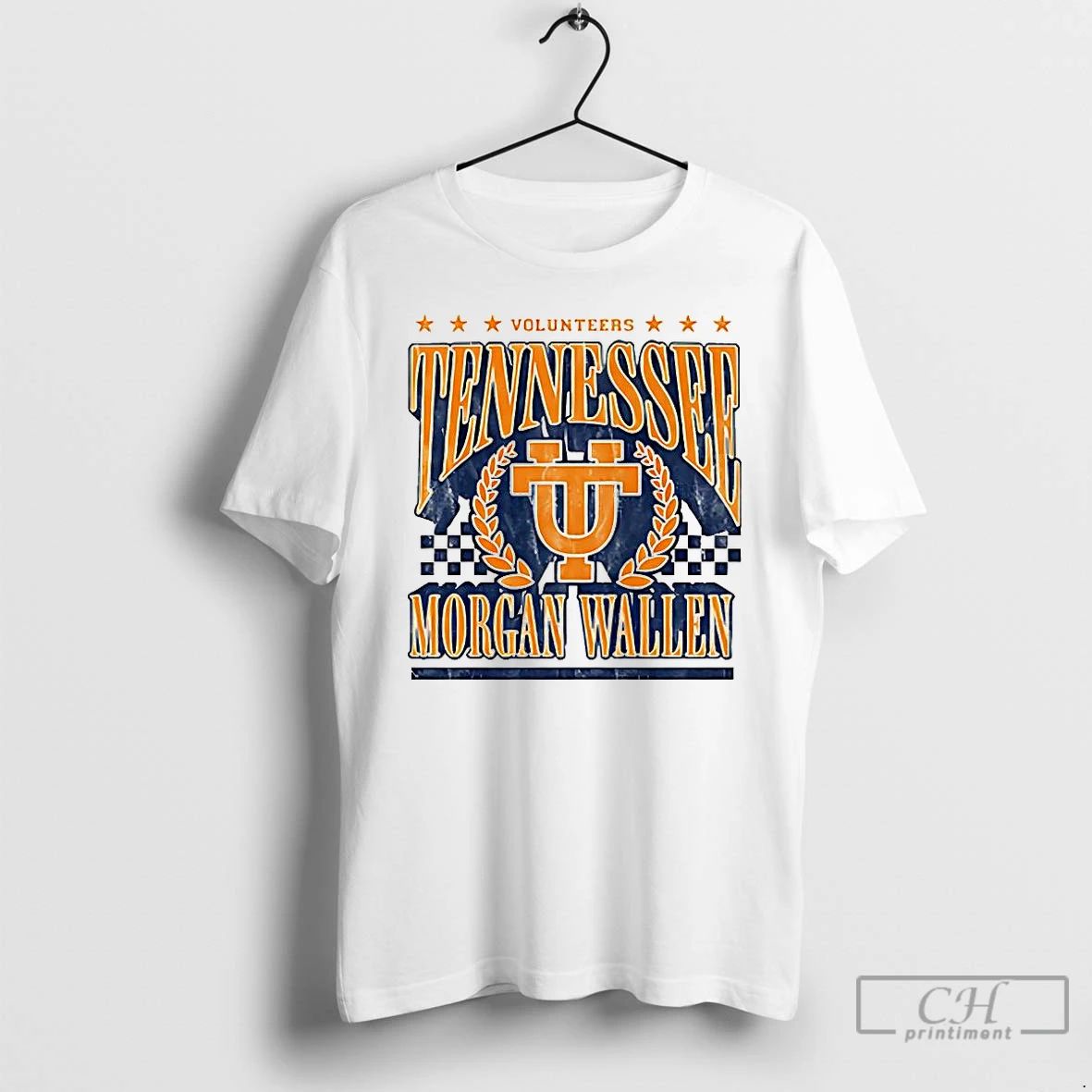 Premium Morgan X Tennessee Volunteers Football Logo T Shirts