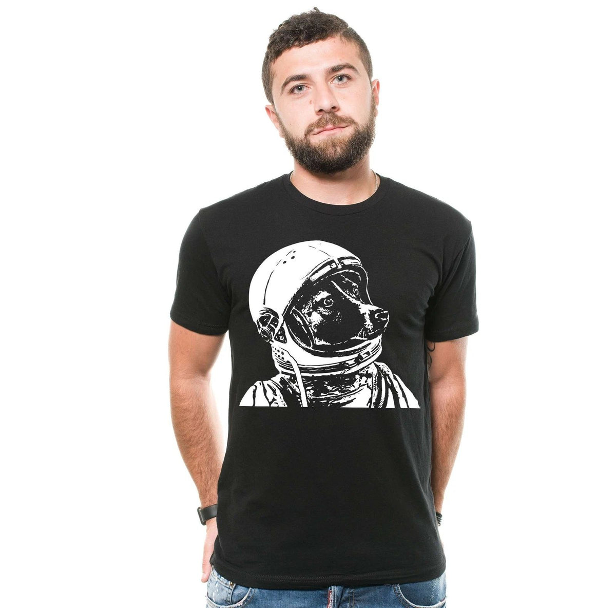 Astronaut Dog Shirt Space Dog T-Shirt Astronaut Laika Tee Shirt Dog Shirts