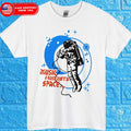 new Music From Outta Space white tshirt size L