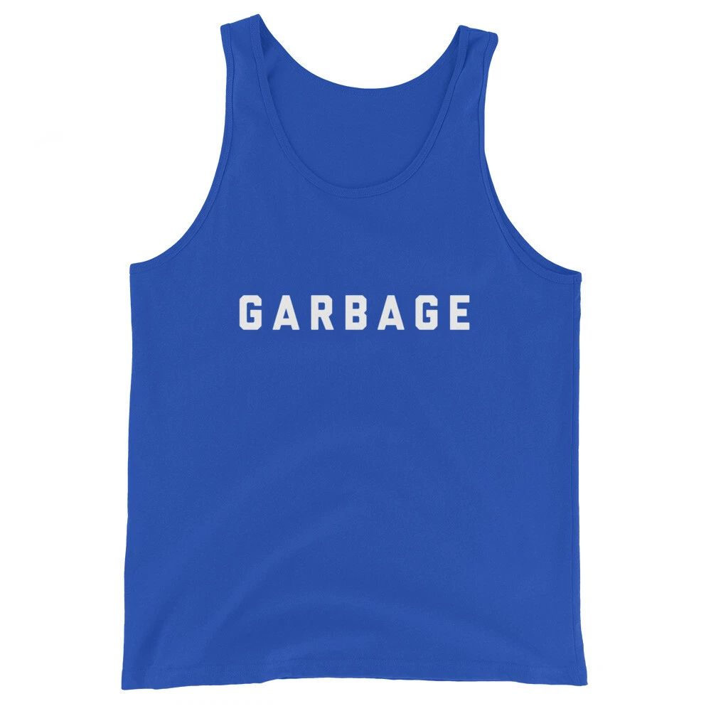 GARBAGE Tank Top Shirt maga trump republican voter exercise yoga cute