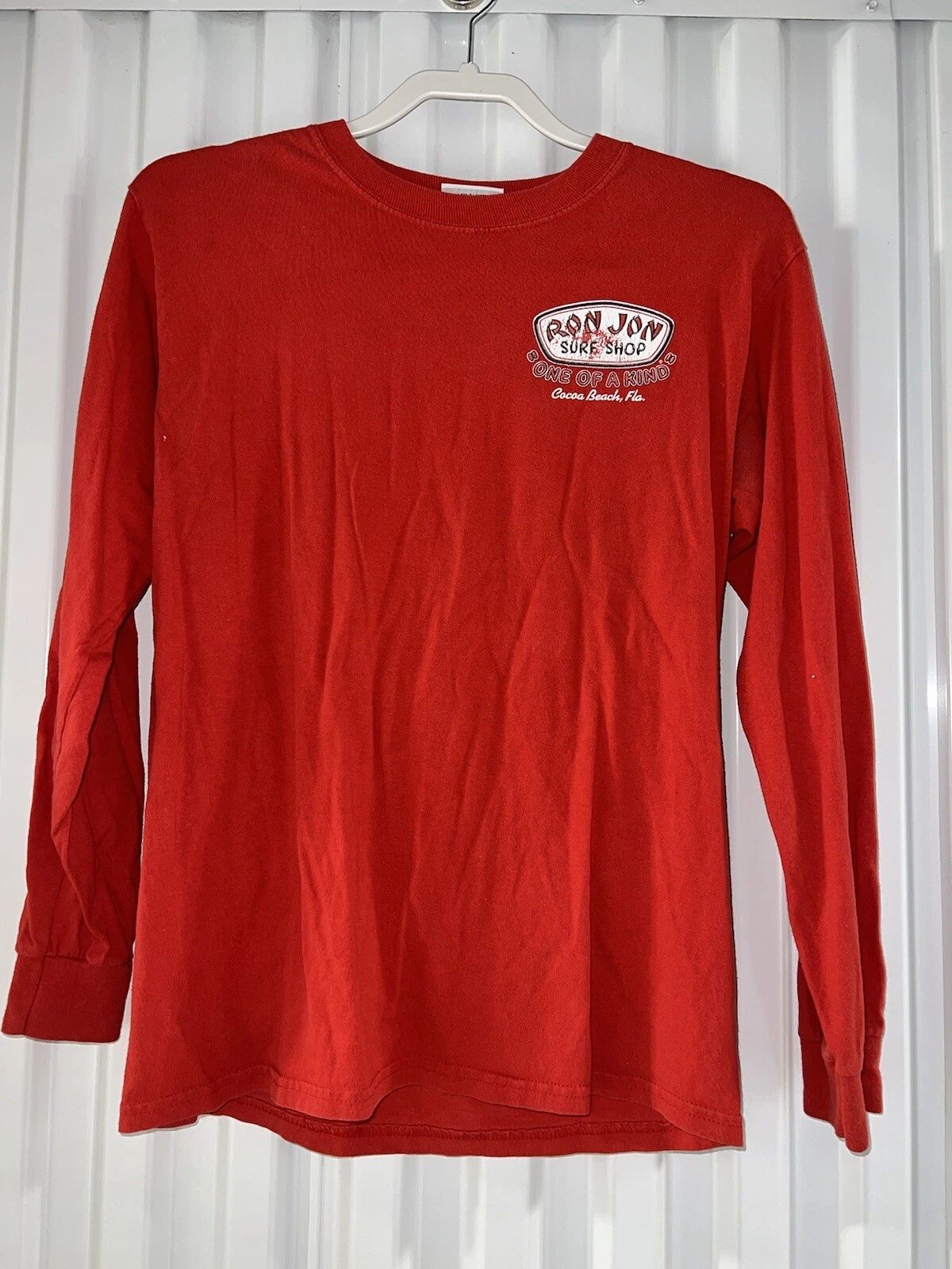 RON JON Surf Shop - LS T-Shirt - Red Size Small