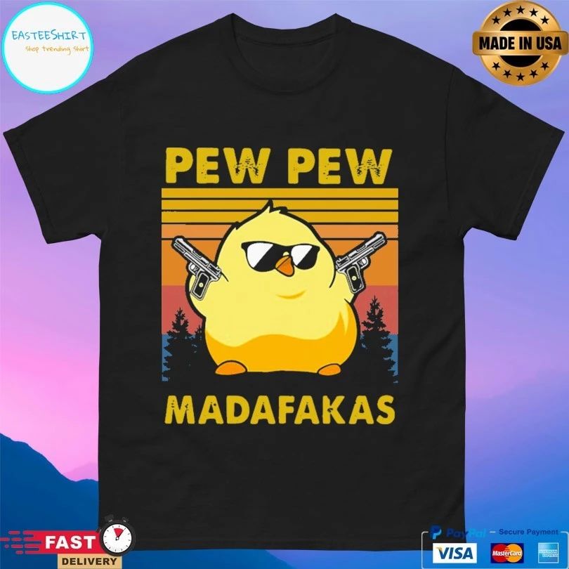 Duck Meme Pew Pew Madafakas Vintage T-shirt