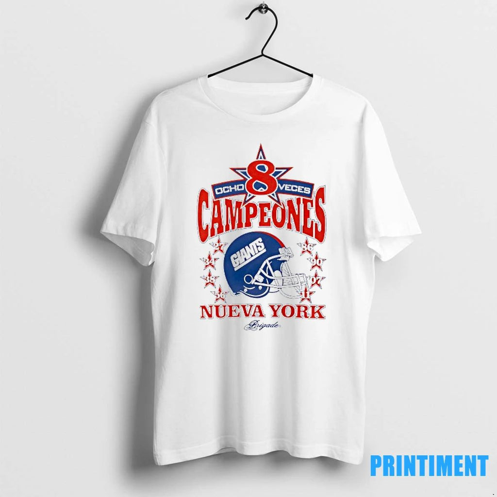 New York Giants Championship Ocho Veces Campeones Nueva York Tshirts Sweater