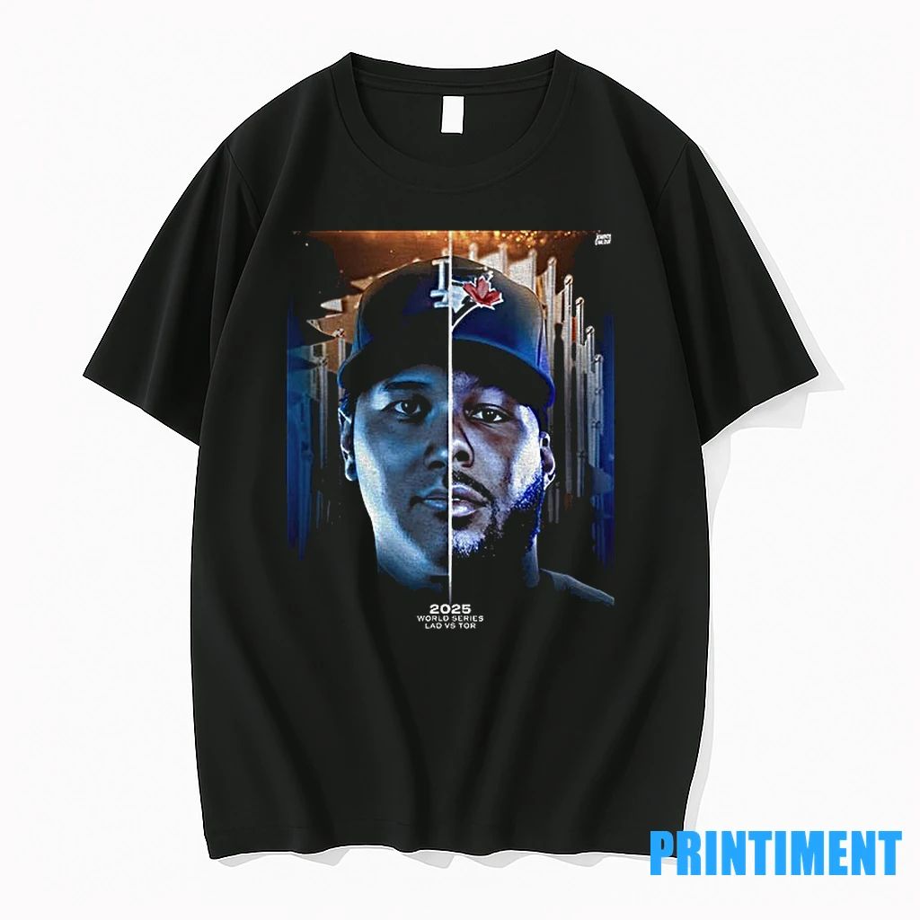 Vladimir Guerrero Jr Mashup Shohei Ohtani La Dodgers X Toronto Blue Jays Mlb World Series