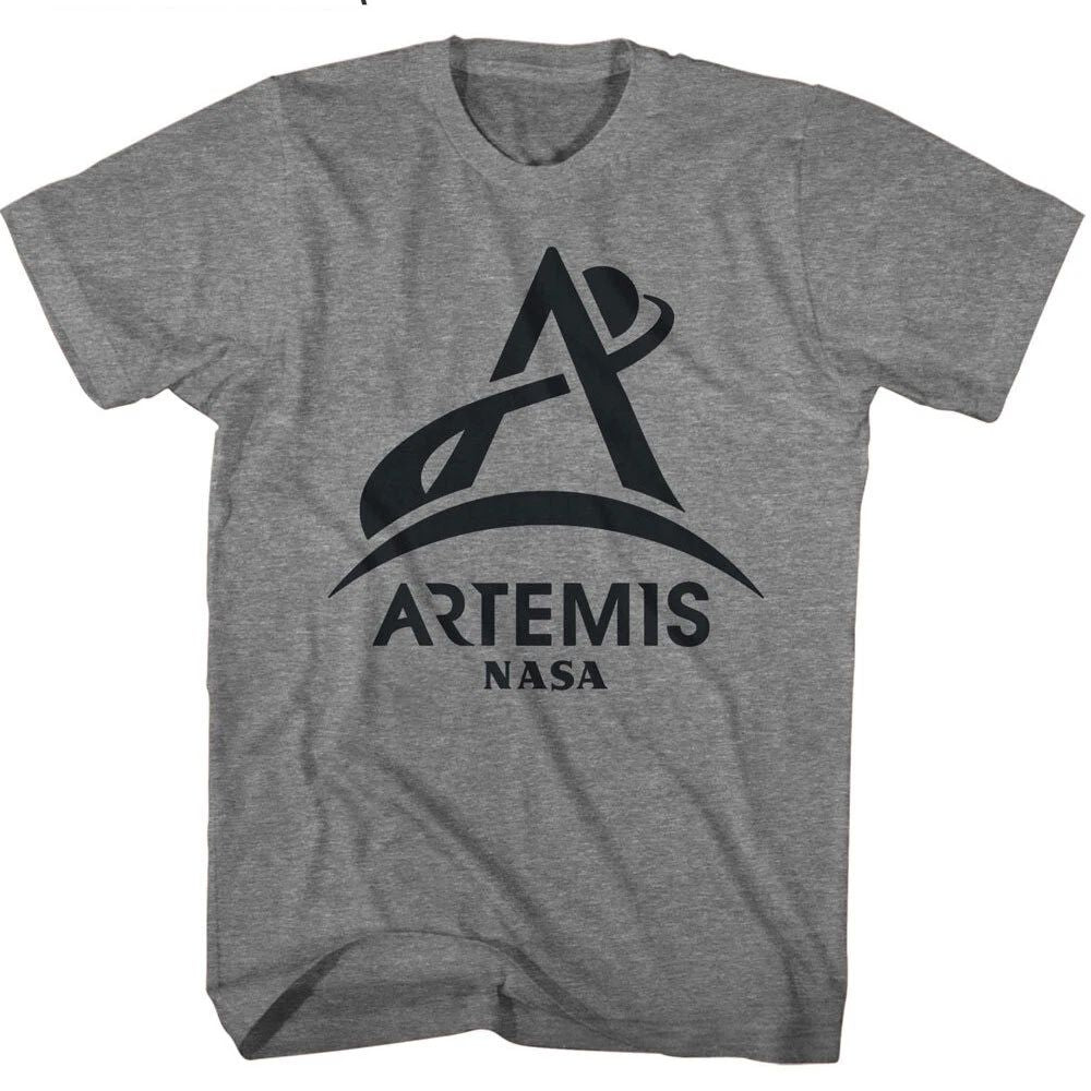 NASA Black Artemis Logo Return Astronauts To The Lunar Surface Men's T Shirt