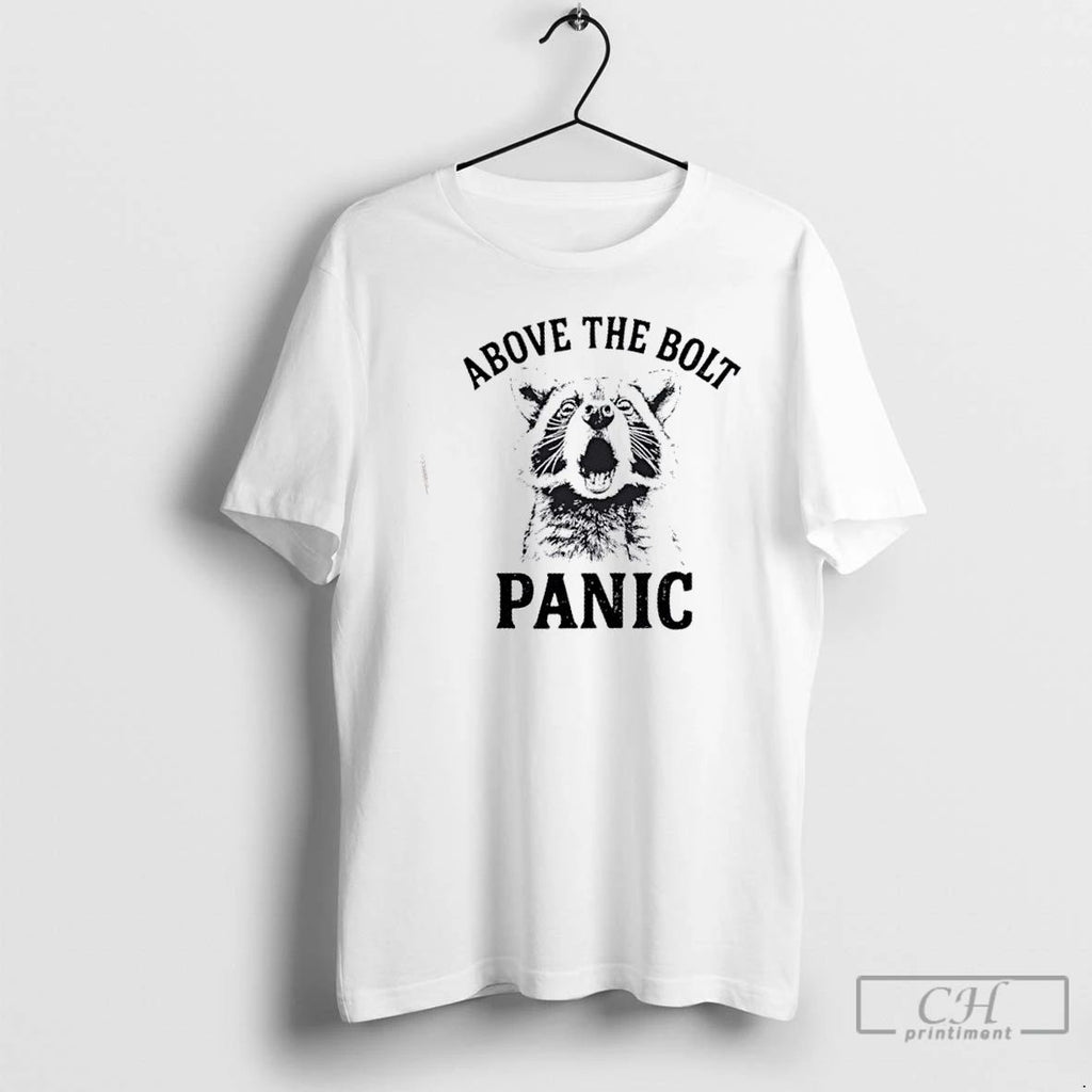 Classic Above The Bolt Panic Raccoon T Shirts
