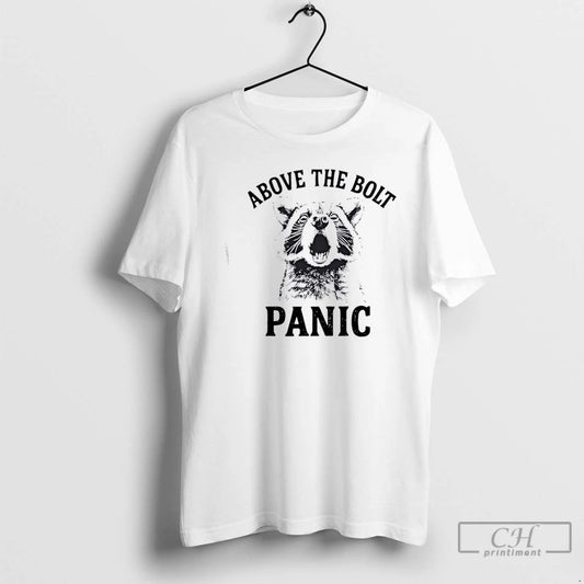 Classic Above The Bolt Panic Raccoon T Shirts