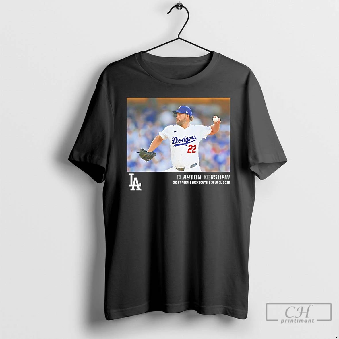 Classic Dodgers Clayton Kershaw 3k Career Strikeouts Micro Moments T Shirts