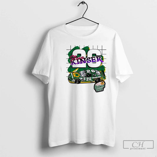Classic Steve Kinser Quaker State Retro Nascar T Shirts