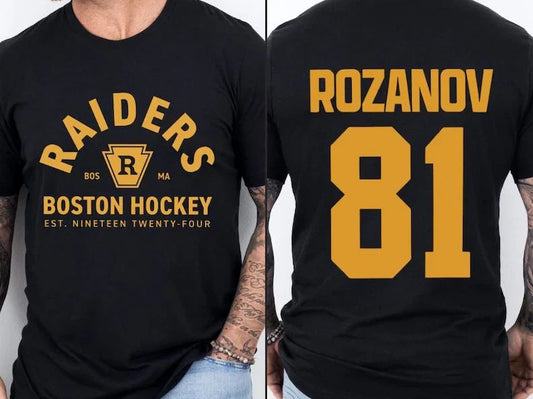Comfort Colors Ilya Rozanov #81 Boston Raiders Tee | Heated Rivalry Inspired tee