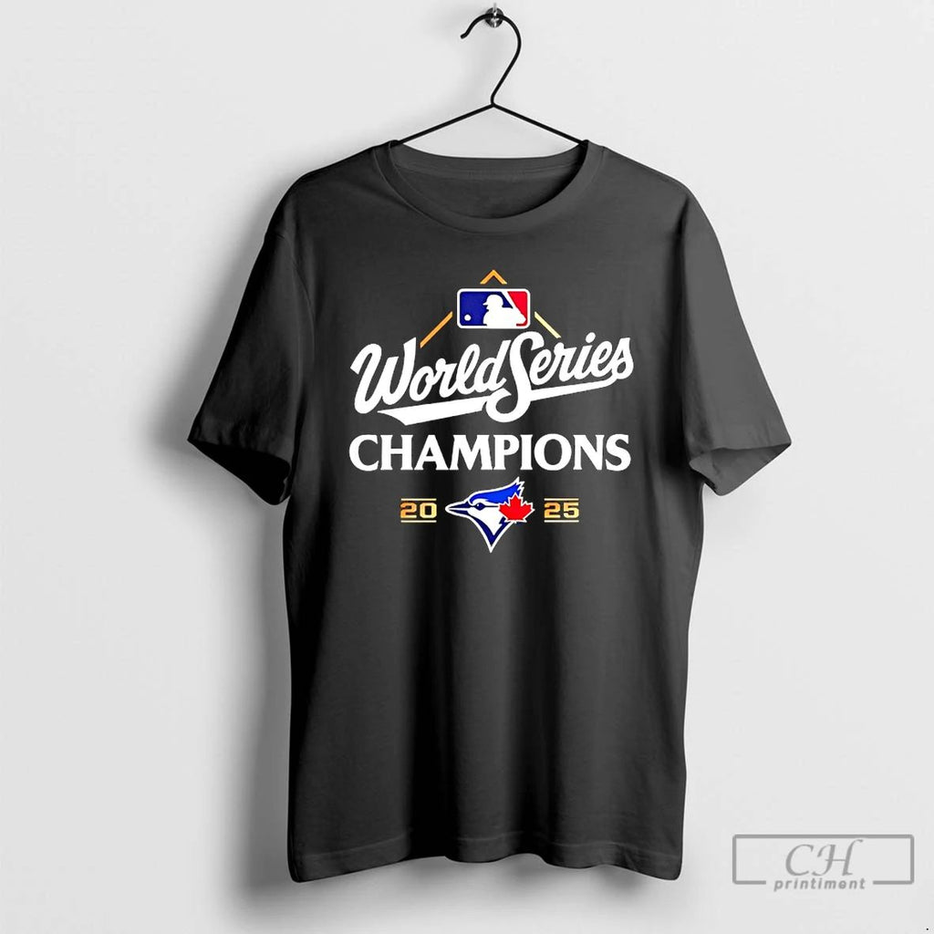 Classic Toronto Blue Jays 2025 World Series Champions Locker Room T Shirts