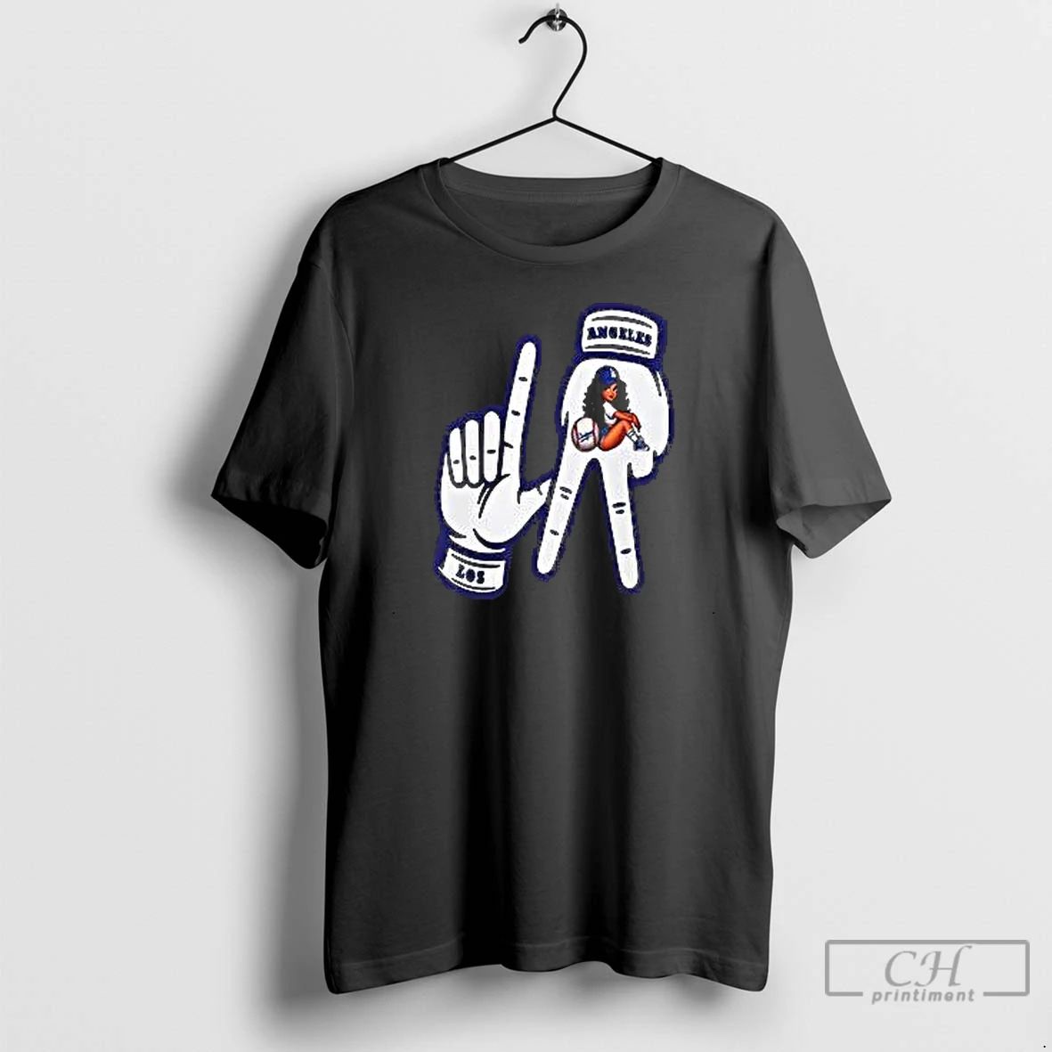 Premium Los Angeles Cheerful Mens And Womans T Shirts