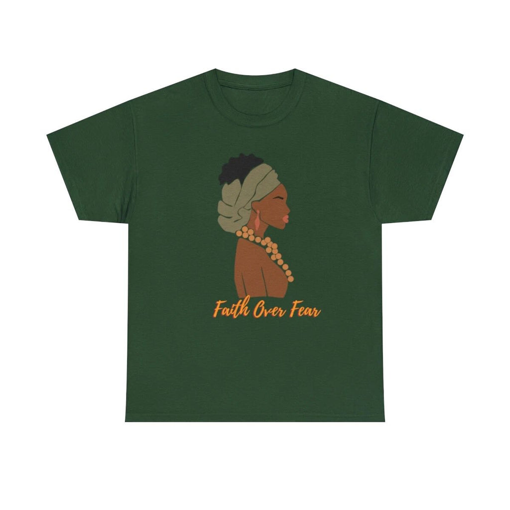 Faith Over Fear Positive Tee-Shirt, TeeShirt, Casual Wear, Fashionable T-Shirt