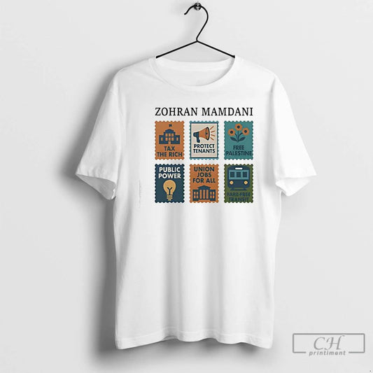 Premium Zohran Mamdani Tax The Rich T Shirts