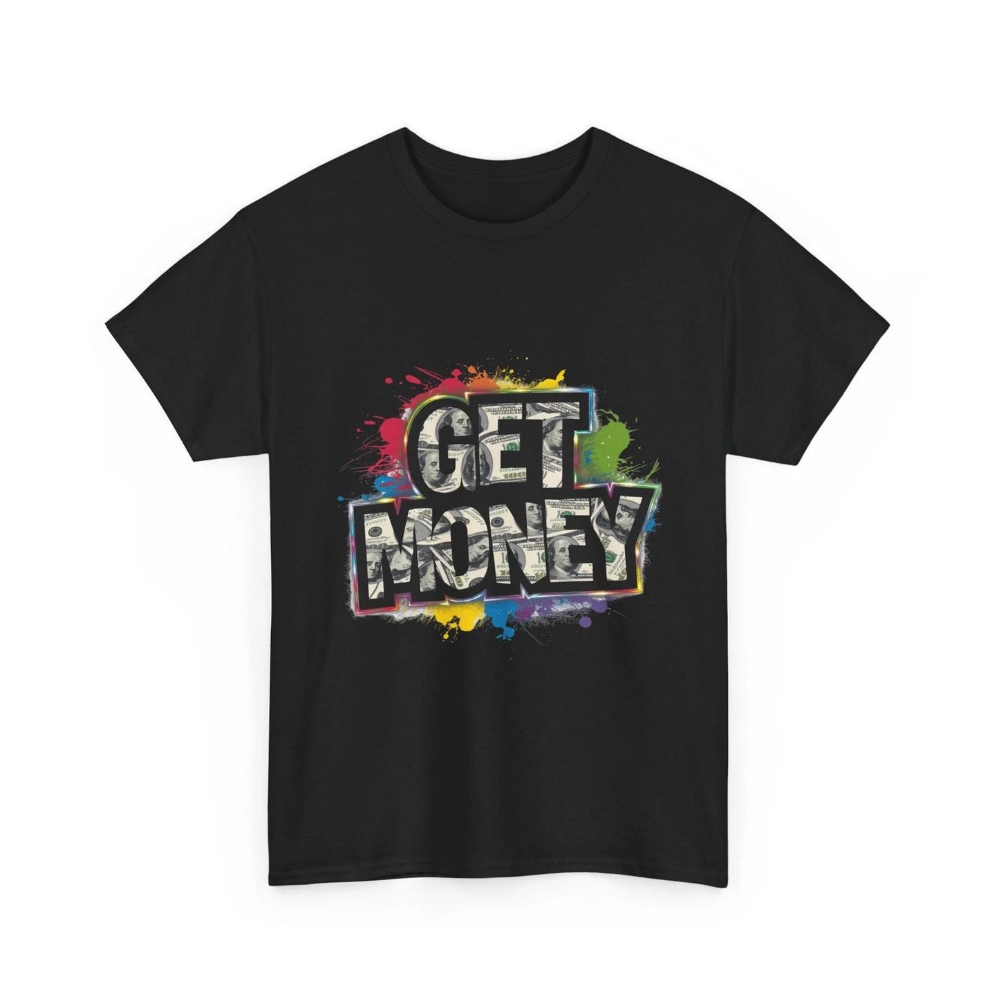 Get Money Graffiti T-Shirt | Money Street Art Shirt, Cool Gift, Cotton T-Shirt