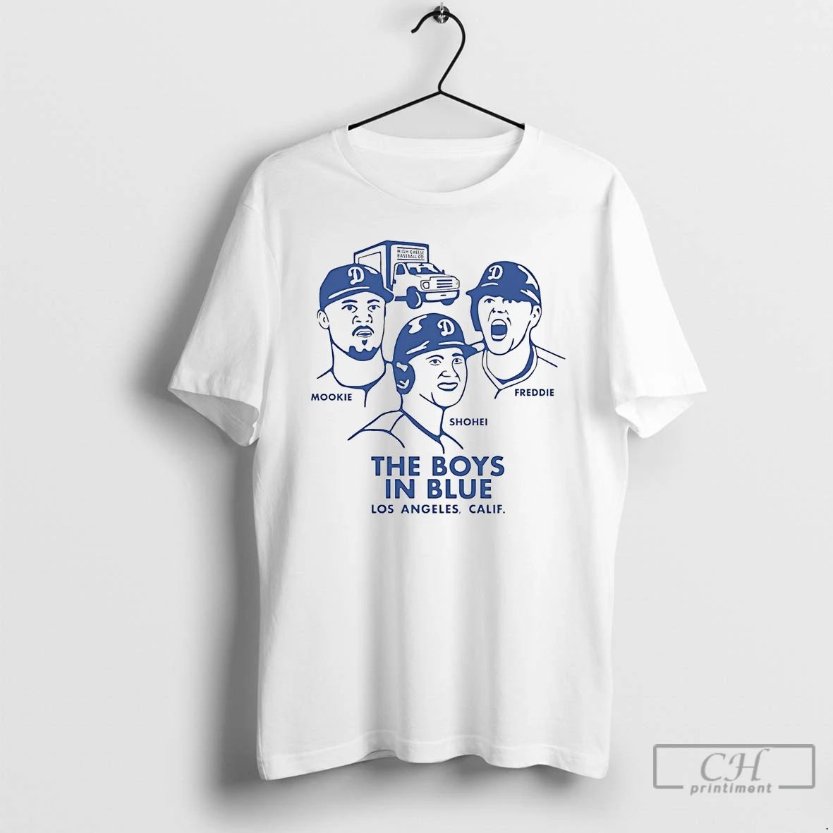 Classic Mookie Shohei Freddie The Boys In Blue Dodgers T Shirts