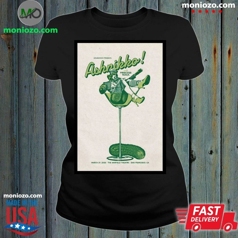 Ashnikko San Francisco CA 3 21 2026 Poster Shirt