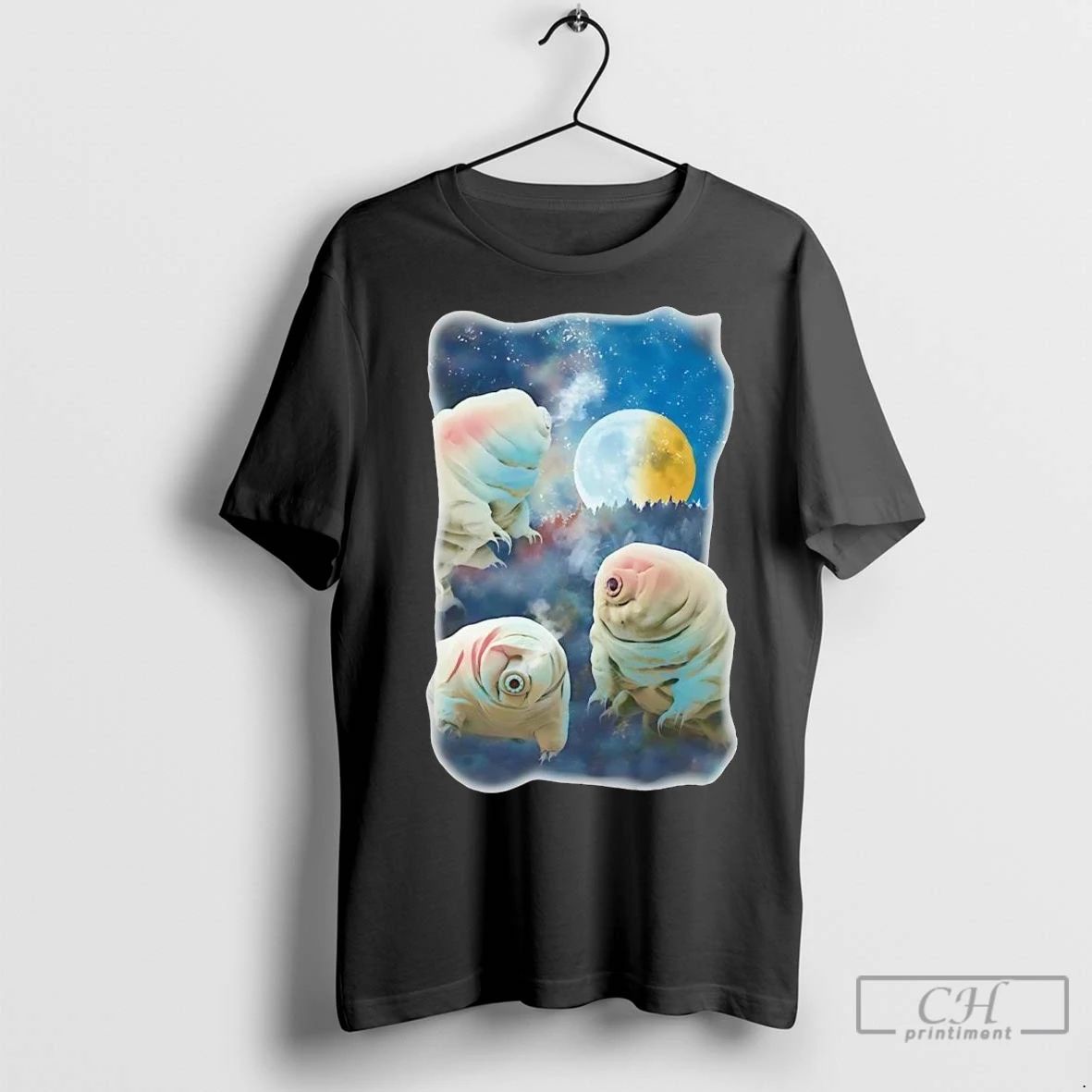 Premium Tardigrades Howling At Moon