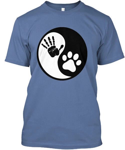 Dog Lovers Yinyang T-Shirt Made in the USA Size S to 5XL