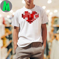 Valentine’s Day Heart Building Blocks Bricks Shirt