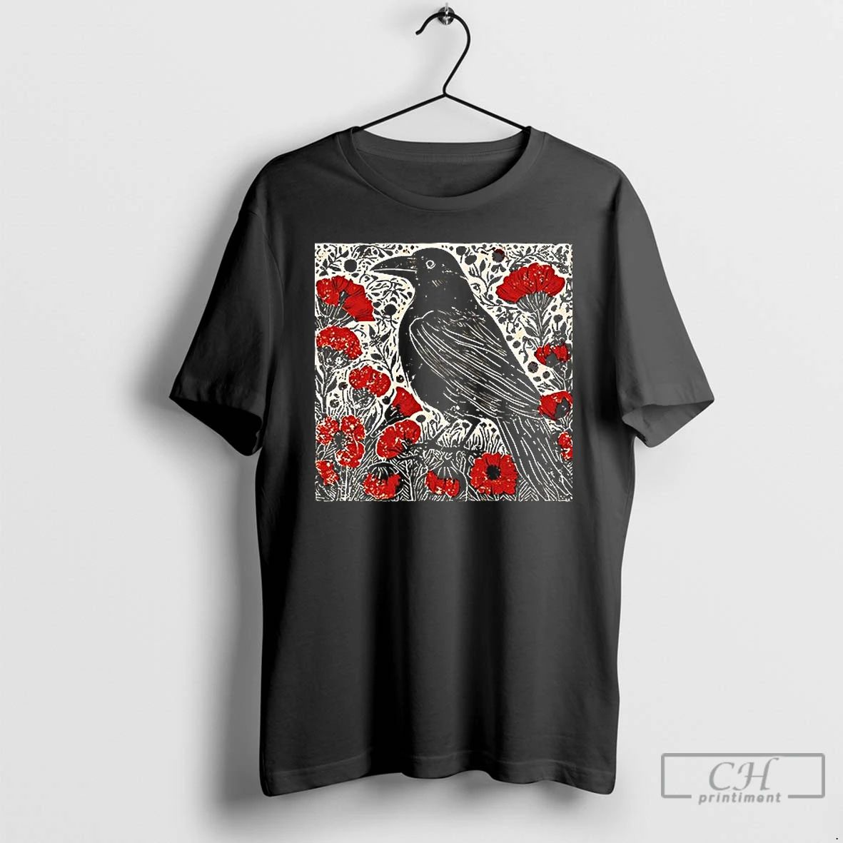 Premium Crow Folk Art Ceramic Ceramic And Classic Dad Cap T Shirts
