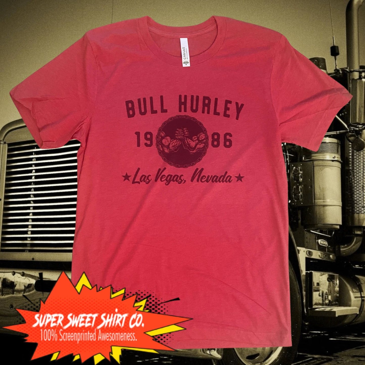 Bull Hurley Over The Top shirt, Hawk and Son shirt, trucker, Stallone