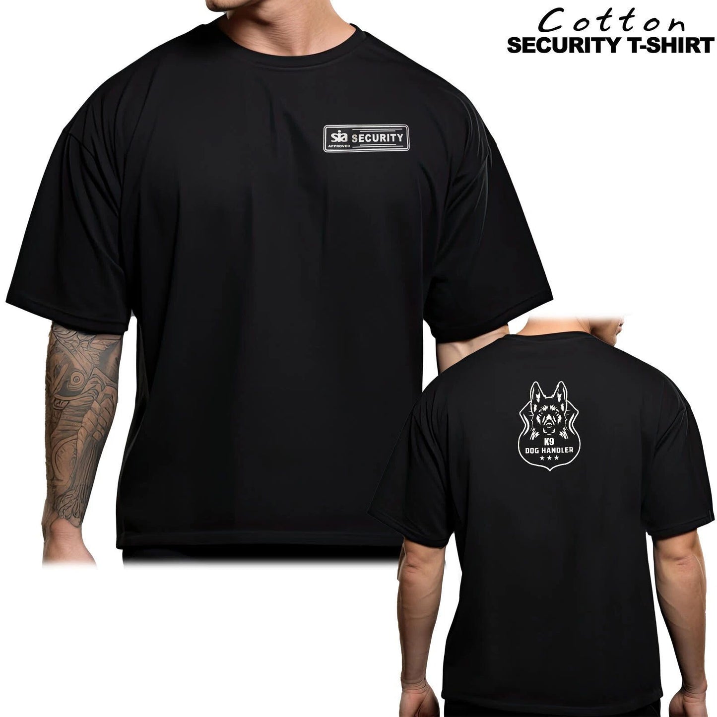 Dog Handler Top Security Shirt Sweatshirt Guard Uniform Bouncer Workwear Unisex