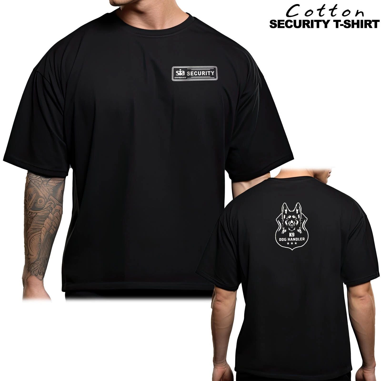 Dog Handler Top Security Shirt Sweatshirt Guard Uniform Bouncer Workwear Unisex