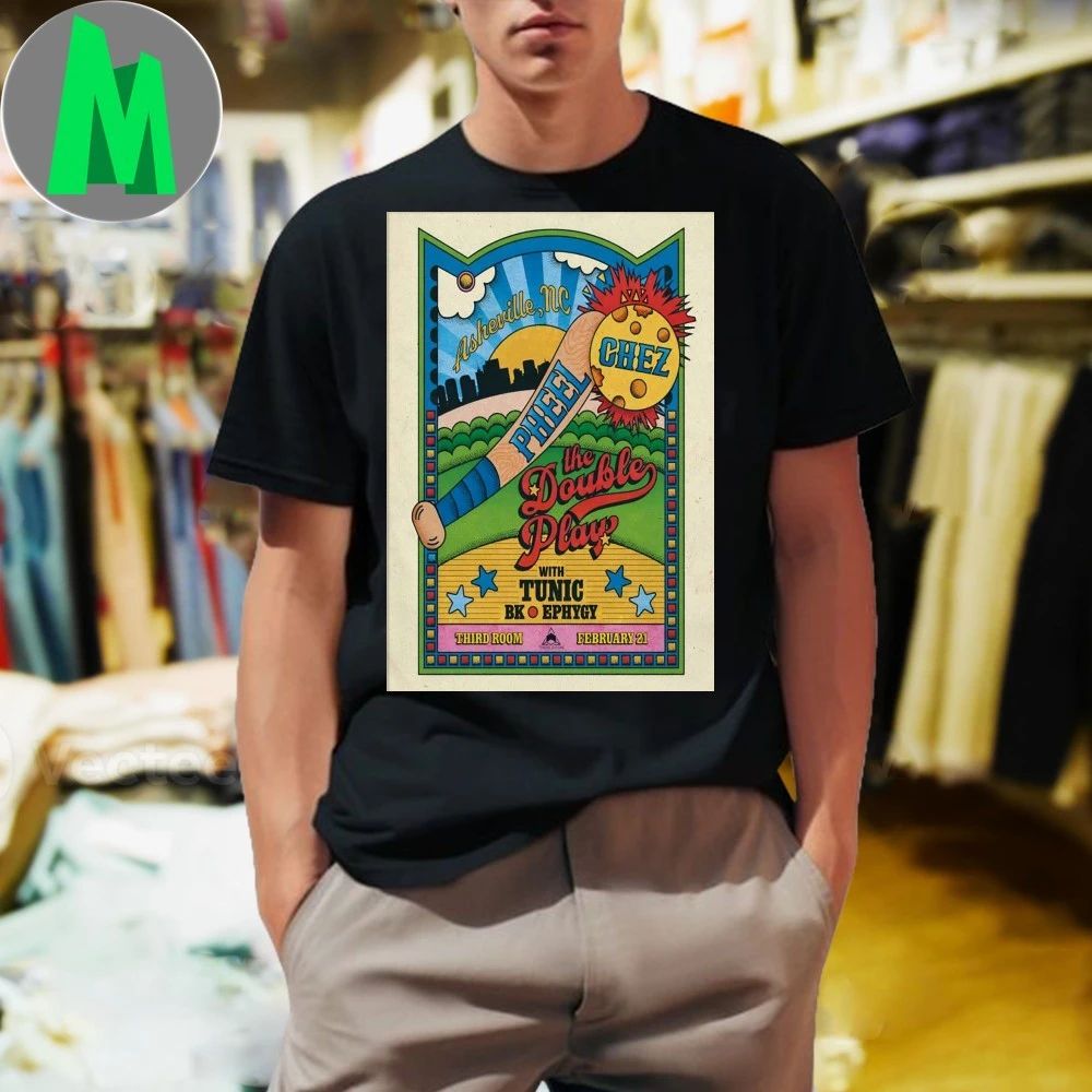 Original Pheel And Chez Third Room Asheville Nc Feb 21 2026 Poster T-Shirt