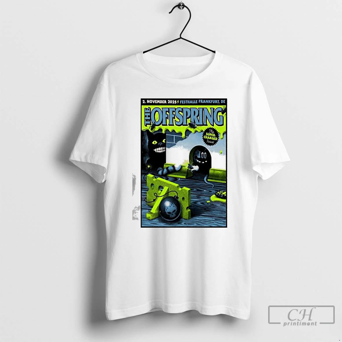 Premium The Offspring Festhalle Frankfurt De Nov 2 2025 T Shirts