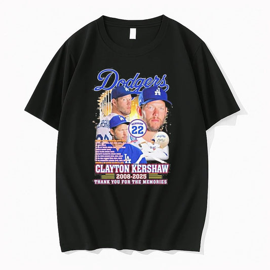 Dodgers Clayton Kershaw 2008 2025 Thank You For The Memories Tshirts Sweater