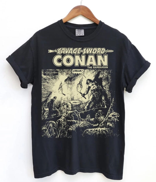 The Savage Sword of Conan  the Barbarian T-shirt