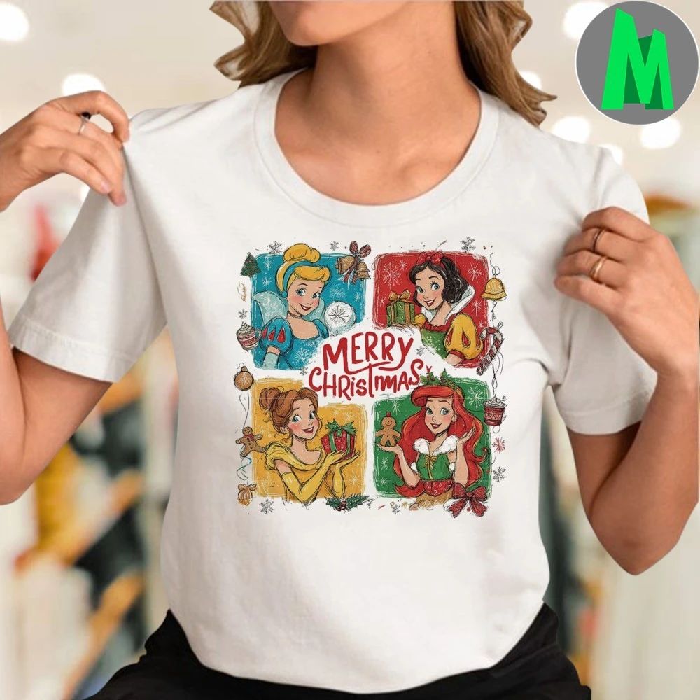 Princess Preppy Christmas Pink Princess Christmas Shirt