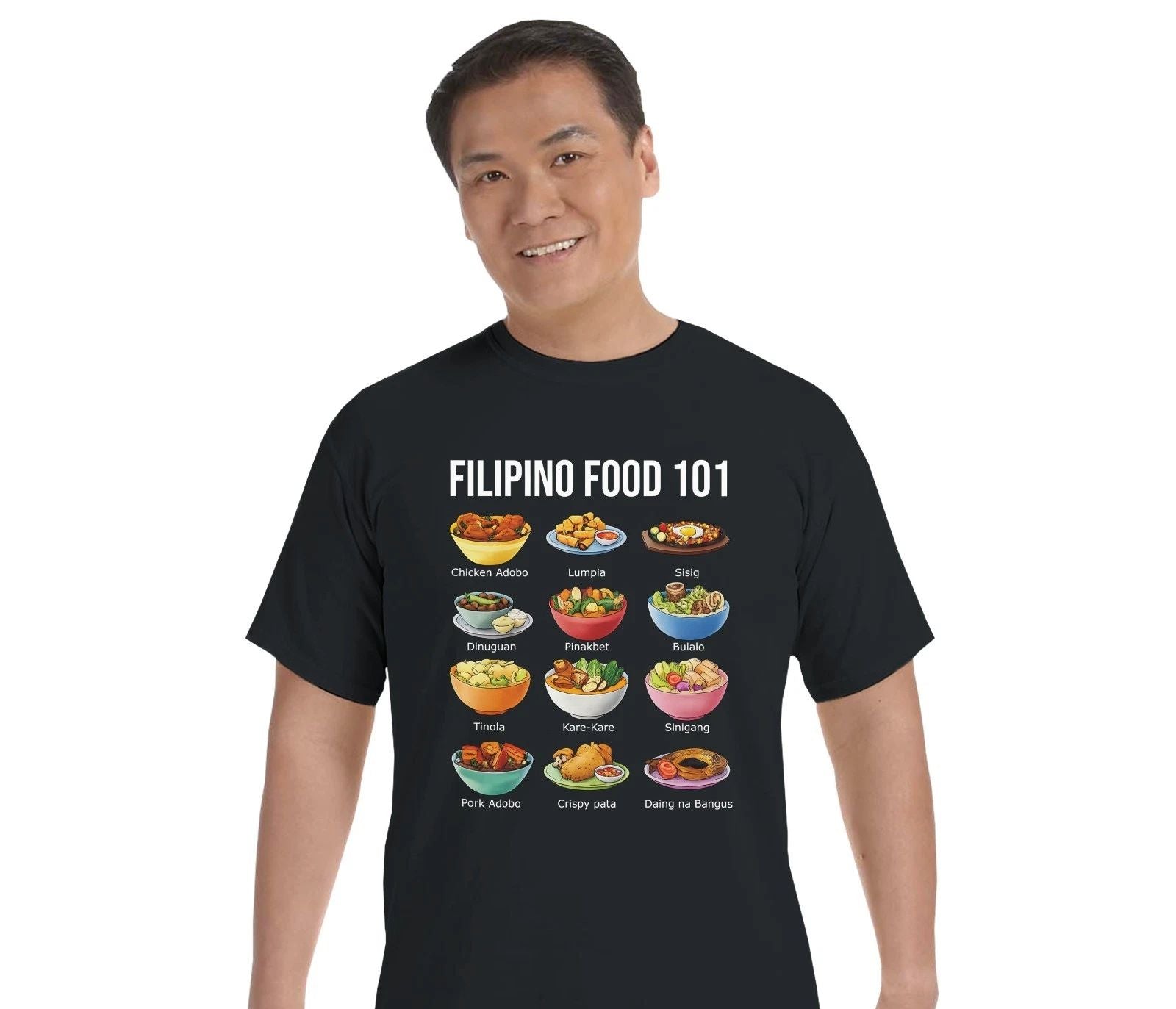 Filipino Food Shirt, Funny Lumpia Tee, Pinoy Culture Gift for Lola Ninang