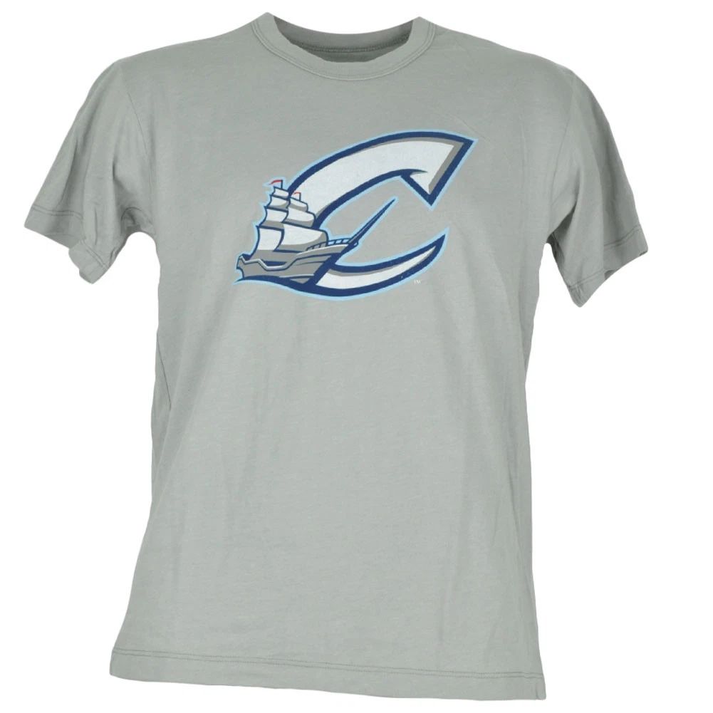 Columbus Clippers Mens Tshirt Tee Gray Cotton Short Sleeve Minor League Game