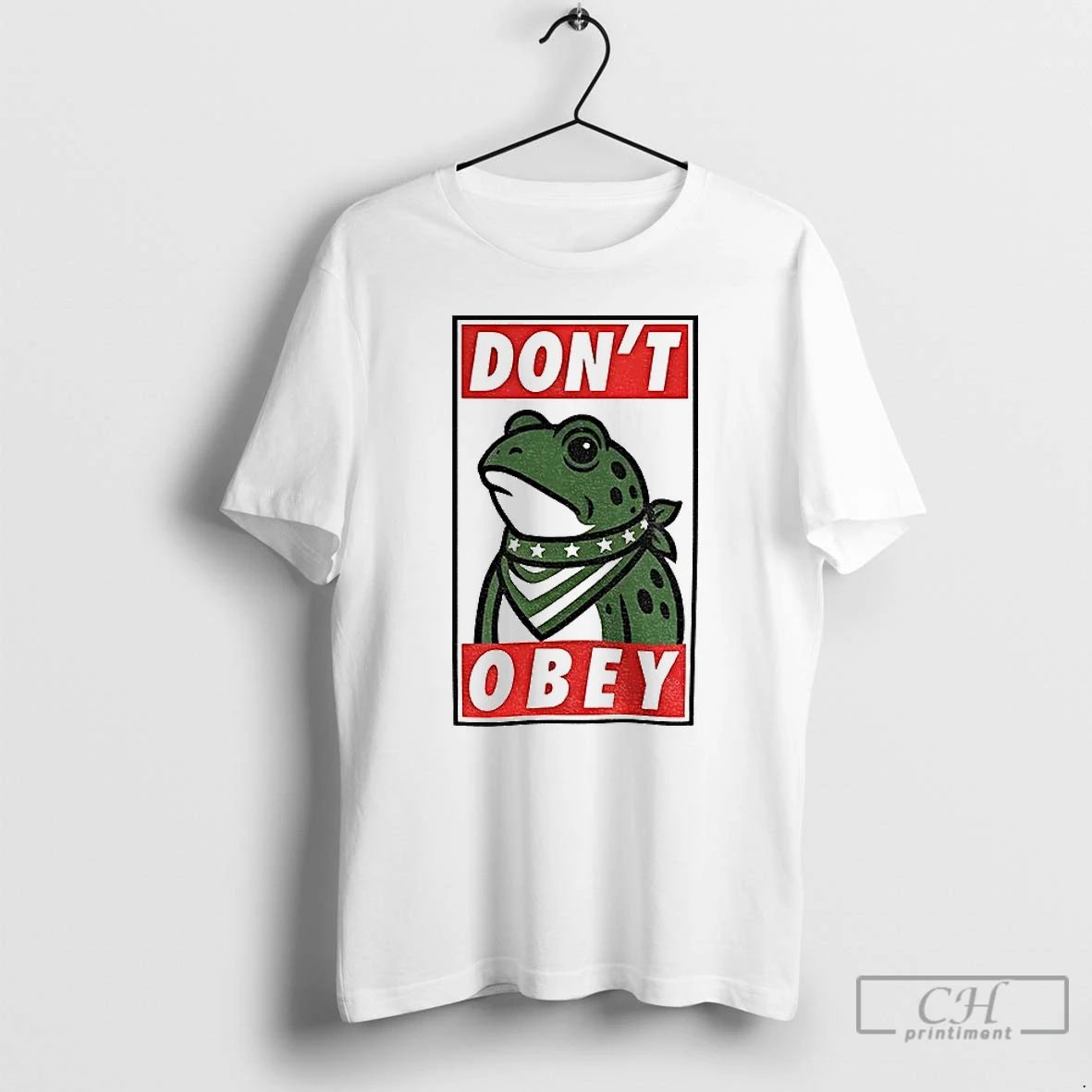 Classic Dont Obey Portland Frog America Vintage T Shirts