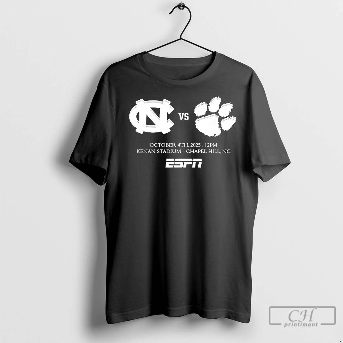 Premium Clemson Tigers Vs North Carolina Tar Heels October 4th 2025 Kenan Stadium Chapel Hill